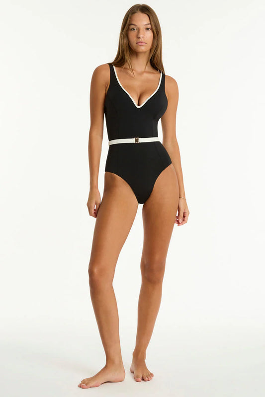 Babylon Plunge One Piece Swimsuit
