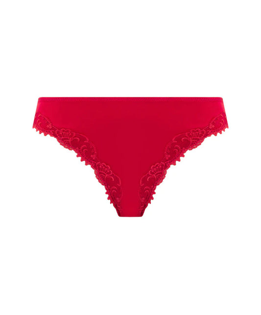 Splendour Soie Red Silk Italian Brief