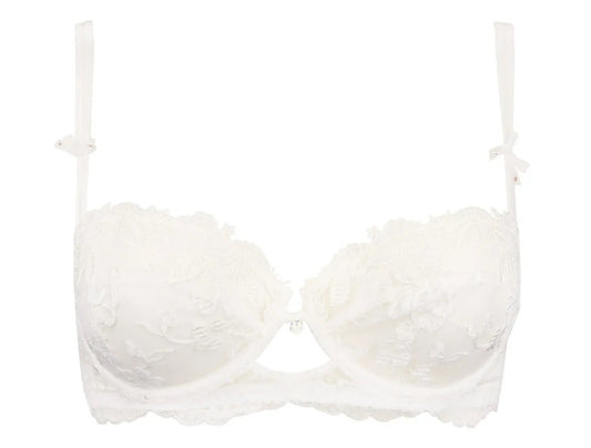 Art et Volupte Ecru Half Cup Non-Padded Bra