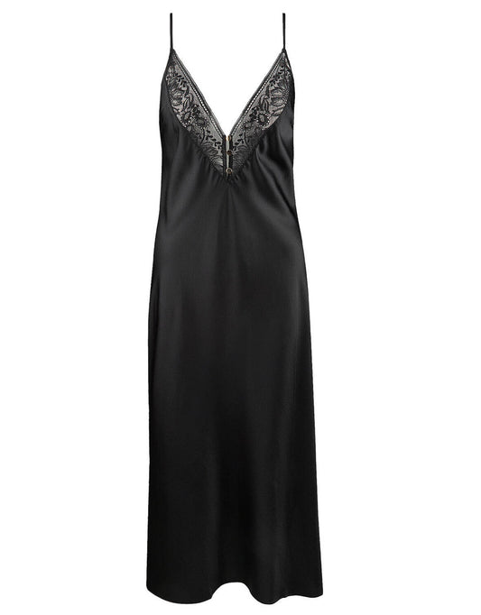 Midnight Whisper Nightdress - Black