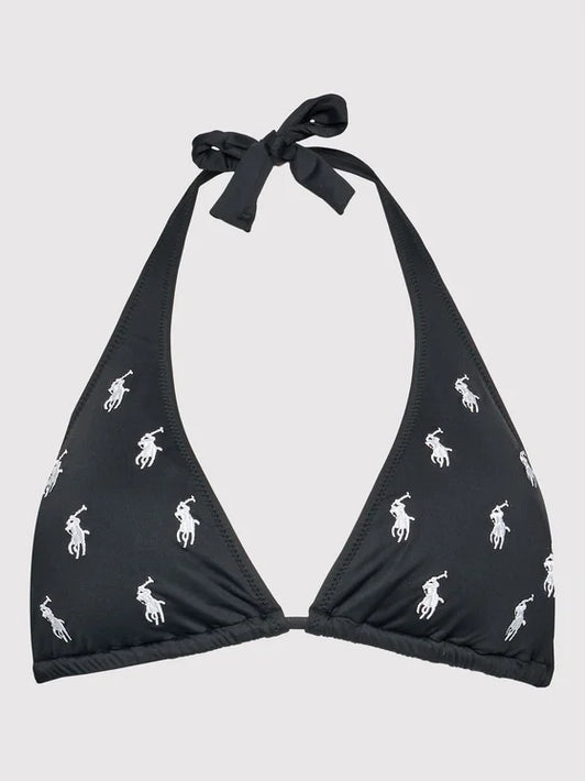 Devin Halterneck Black Bikini Set