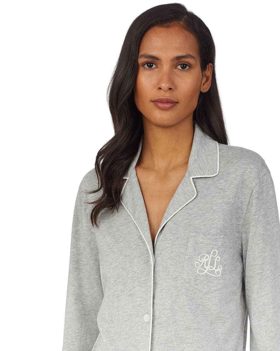 Essentials Hammond Jersey Grey PJ set