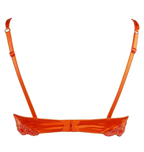 Splendour Soie Tropique Orange Silk Contour Bra