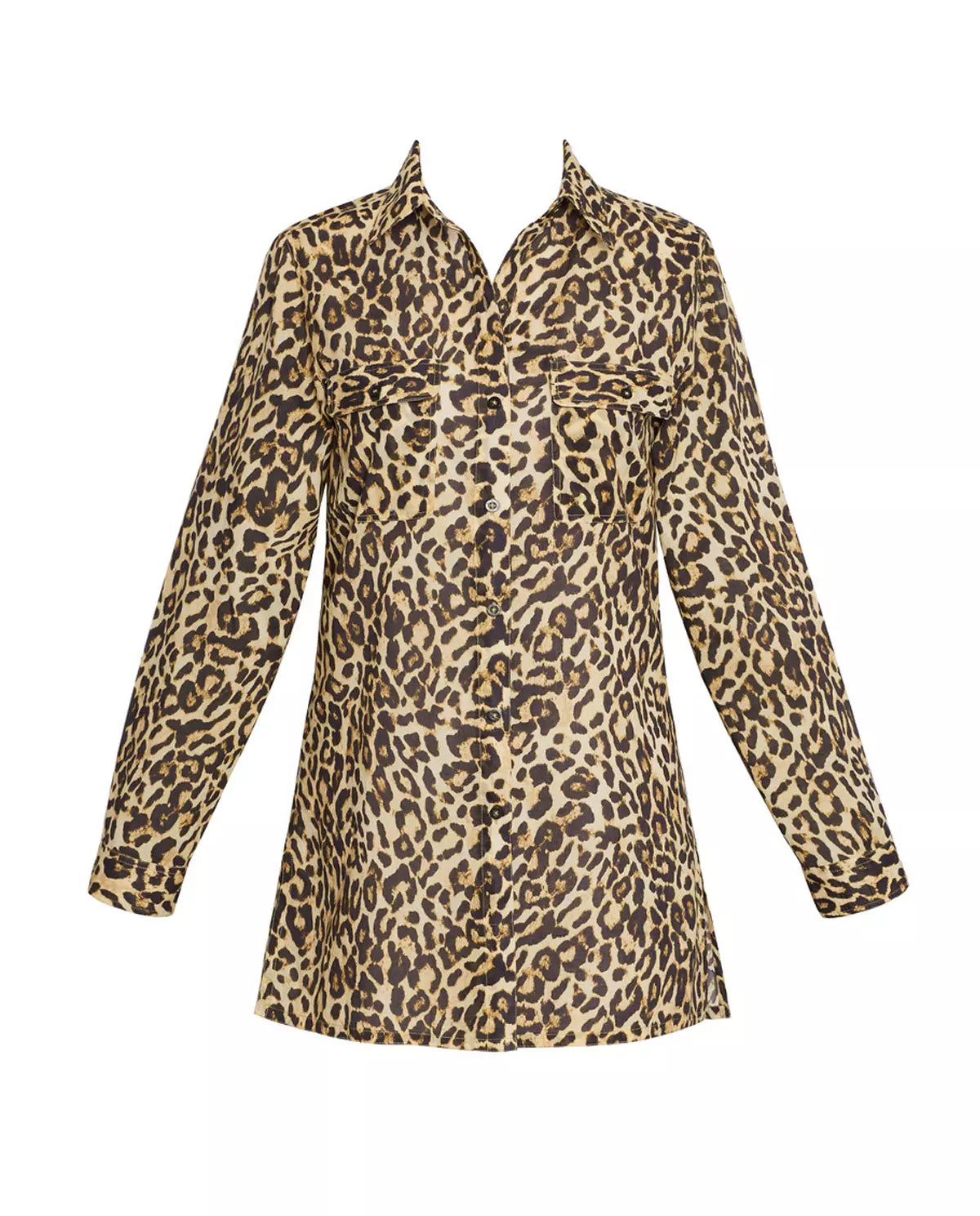 Leopard Print Oversized Shirt