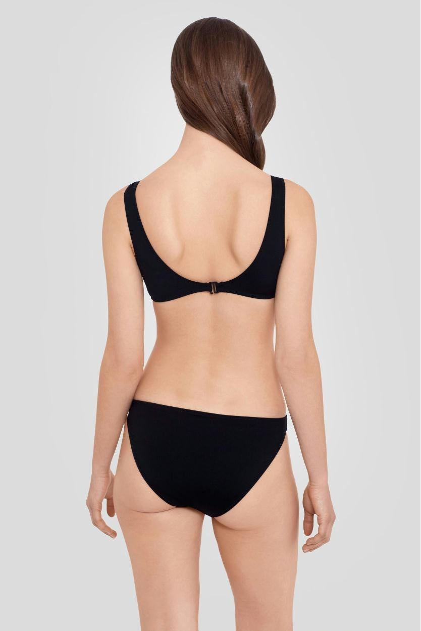 POLO Signature Solids Knot Front Bikini Set