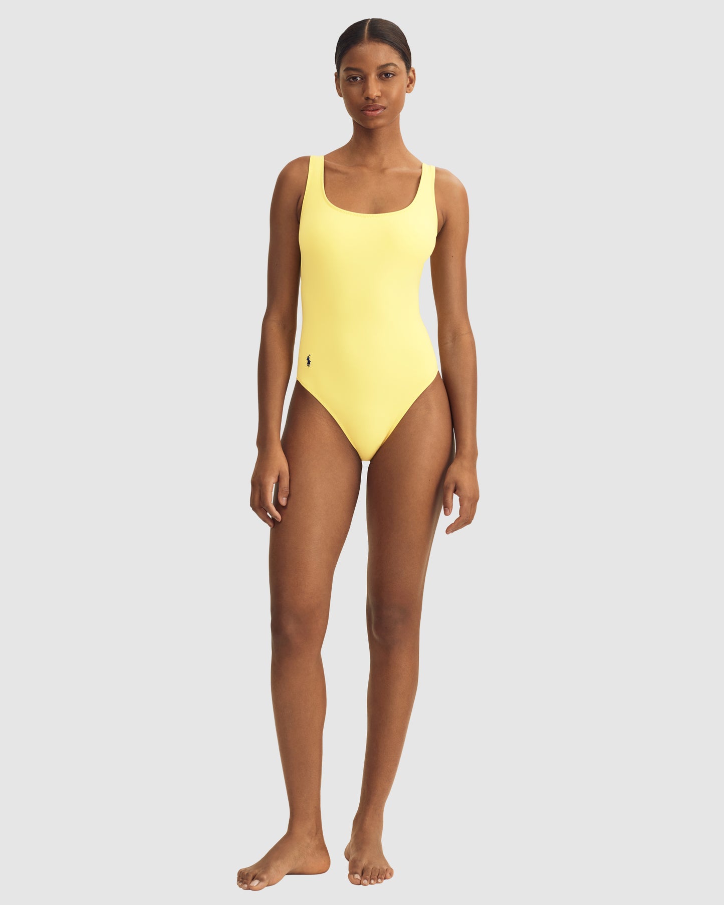 POLO Martinique Tank Shelf Bra One Piece Swimsuit
