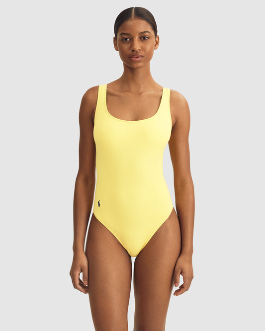POLO Martinique Tank Shelf Bra One Piece Swimsuit