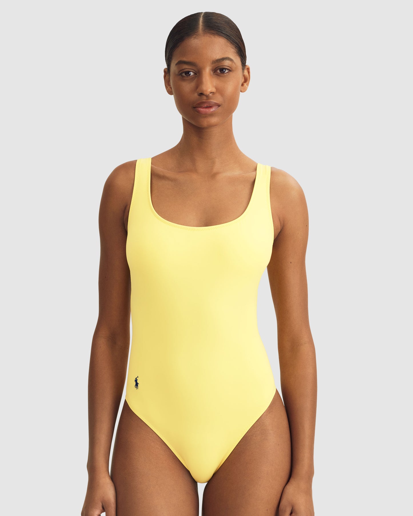 POLO Martinique Tank Shelf Bra One Piece Swimsuit