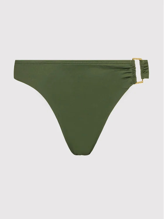 Beach Club Solids Ring Bandeau Bikini Set