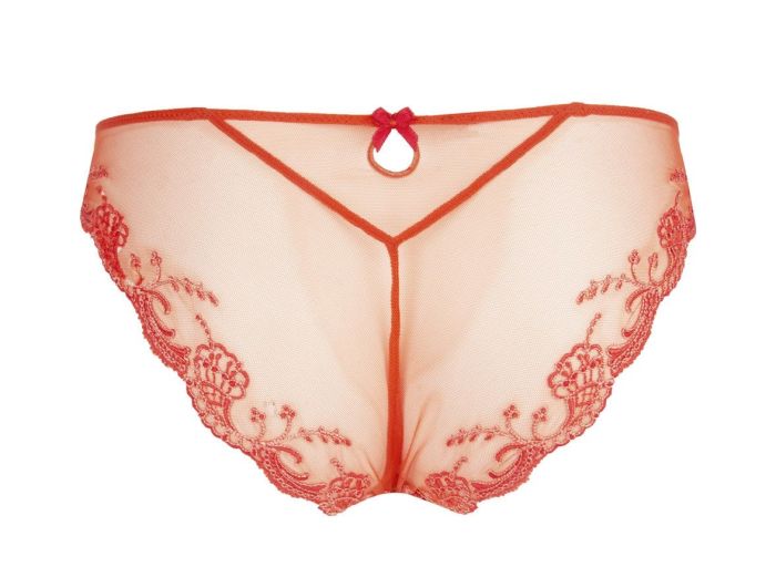 Splendour Soie Tropique Orange Silk Italian Brief
