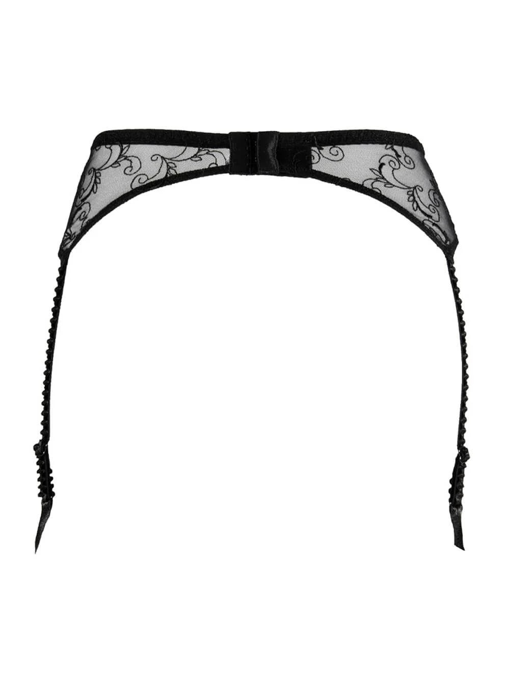 Dressing Floral Black Suspender