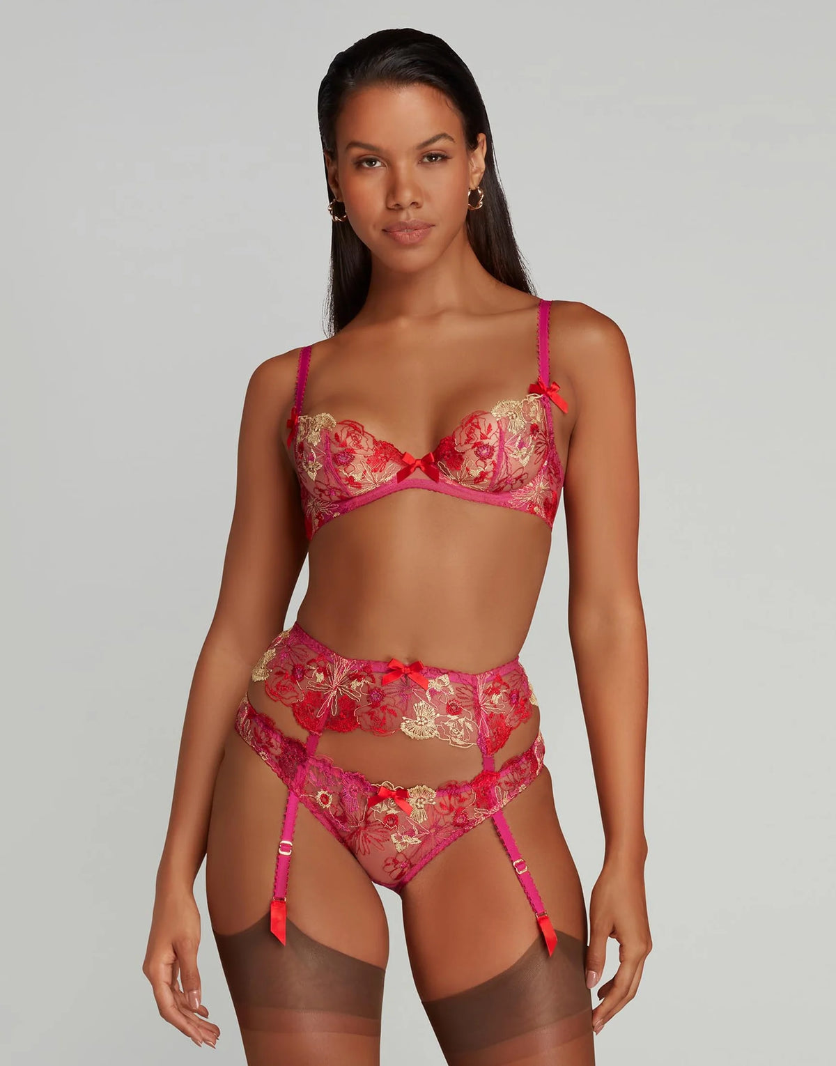 Zuri Suspender - Fuchsia Pink