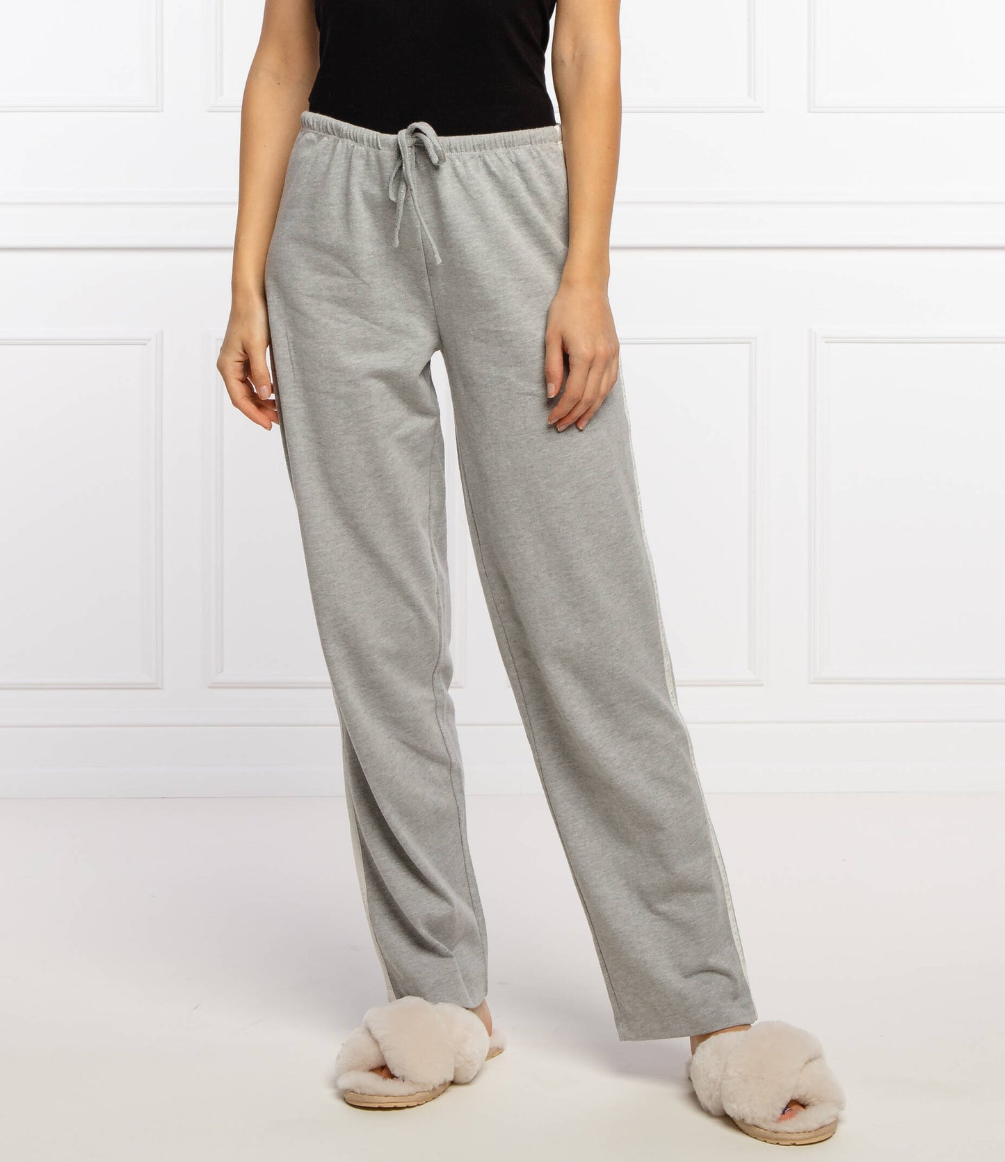 Heather Grey Long Pant PJ Set