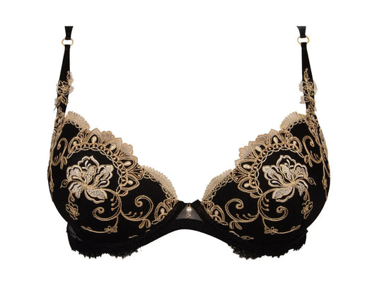 Deesse en Glam Black Contour Bra