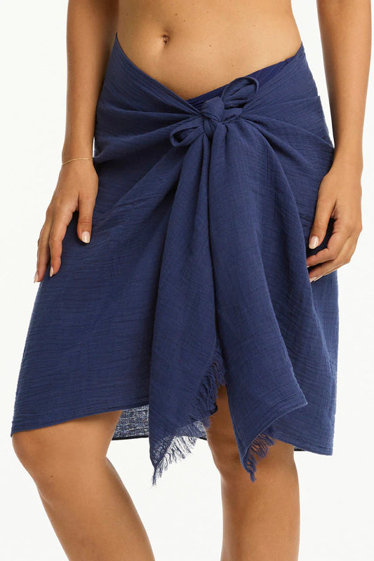 Sunset Frayed Edge Sarong