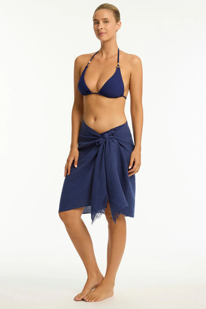 Sunset Frayed Edge Sarong