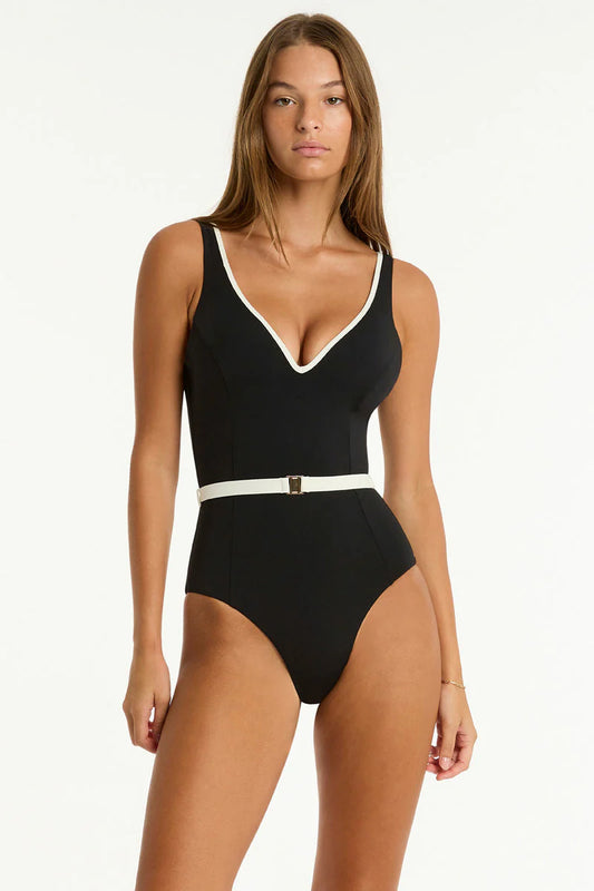 Babylon Plunge One Piece Swimsuit