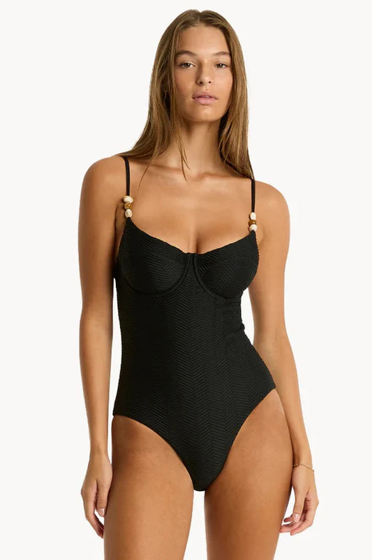 Caracus Balconette One Piece Swimsuit