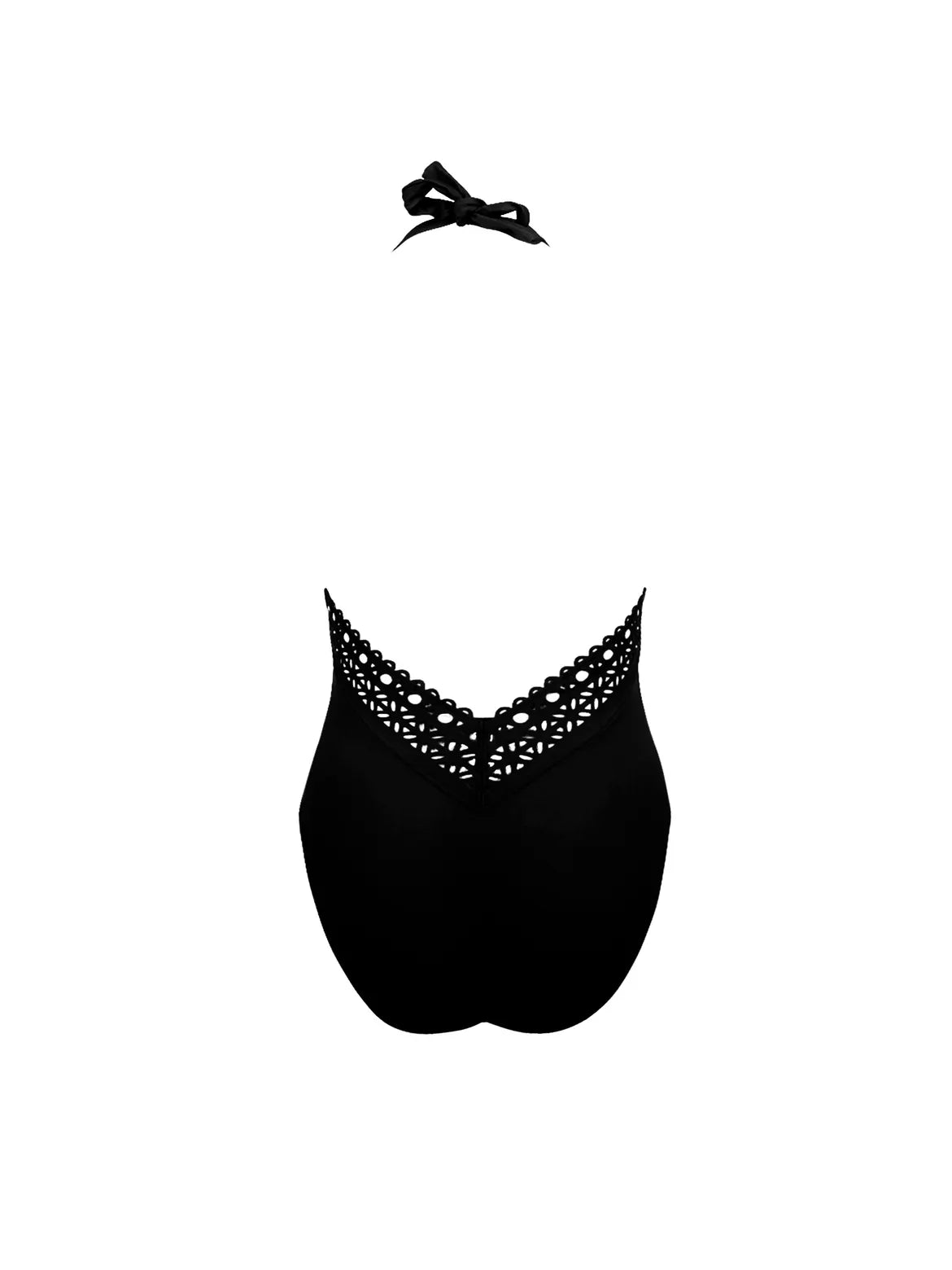 Ajourage Couture Plunging Back One Piece Swimsuit