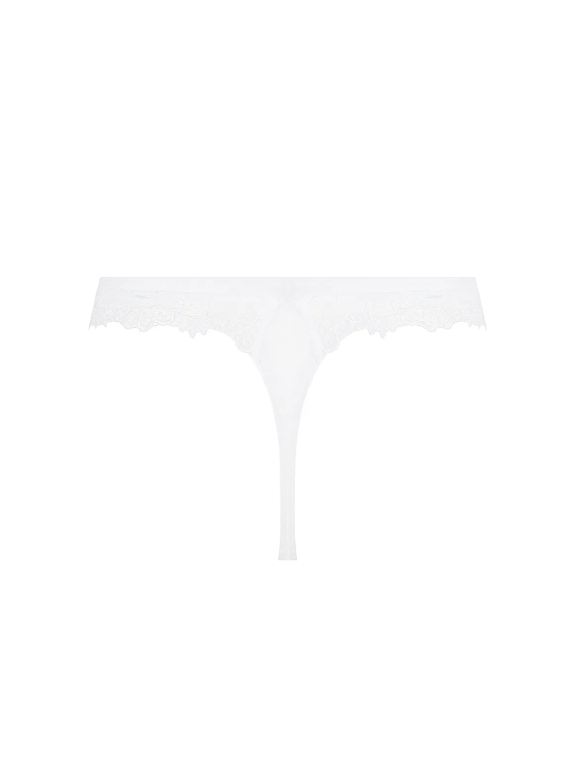 Dressing Floral White Thong