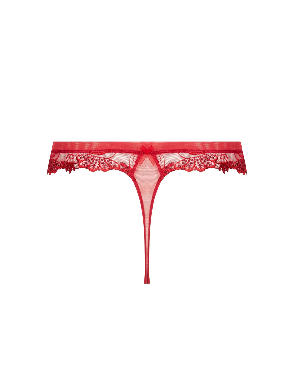 Dressing Floral Red Thong