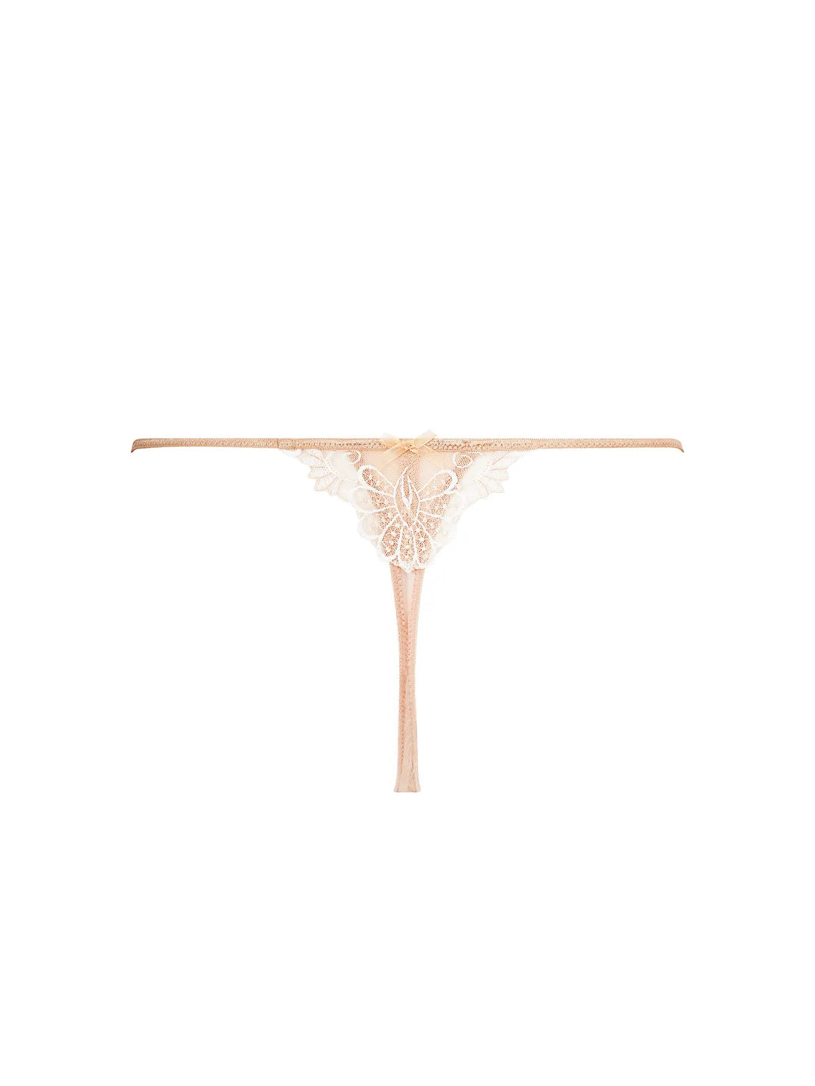 Dressing Floral Ambre Nacre G-String