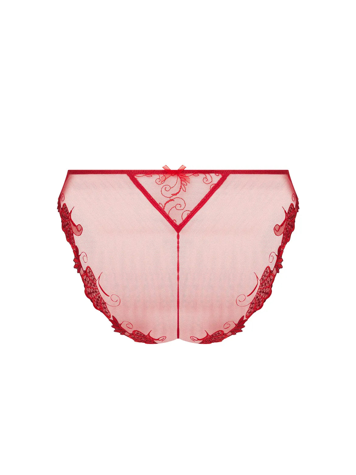 Dressing Floral Red Italian Brief