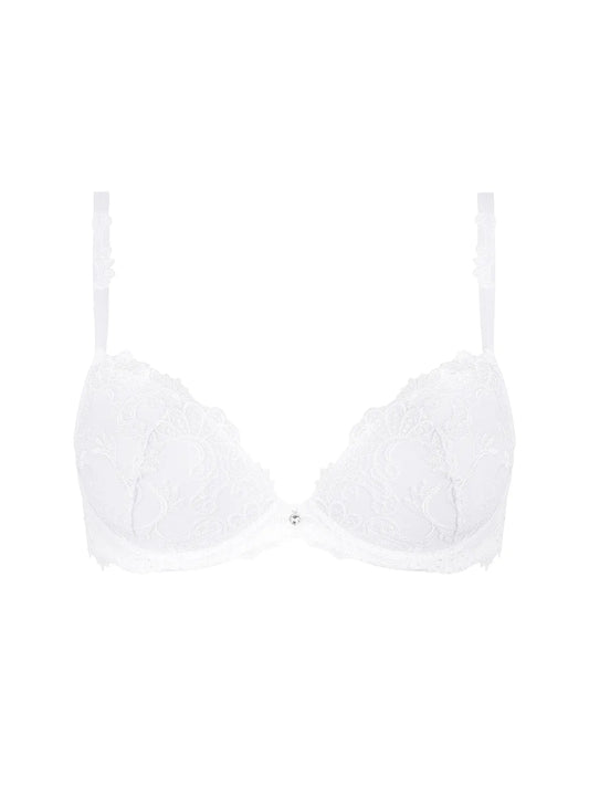 Dressing Floral White Contour Bra