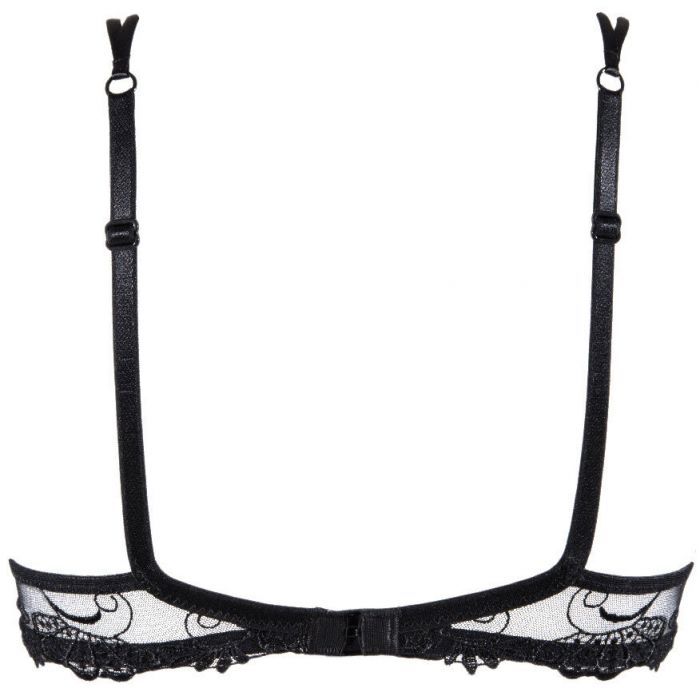 Dressing Floral Black Contour Bra
