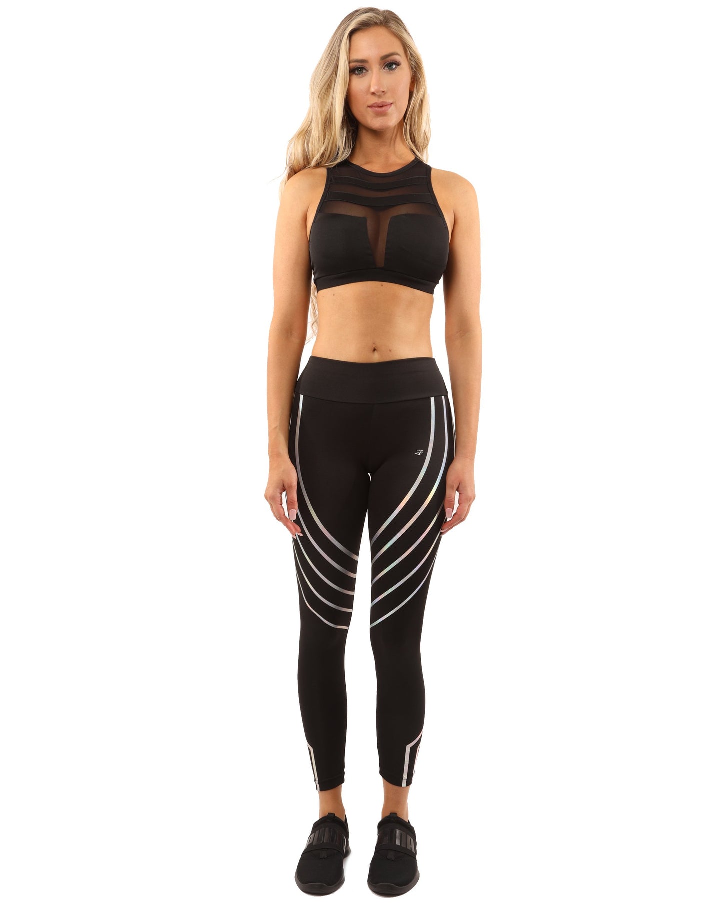Savoy Active Laguna Set - Leggings & Sports Bra - Black
