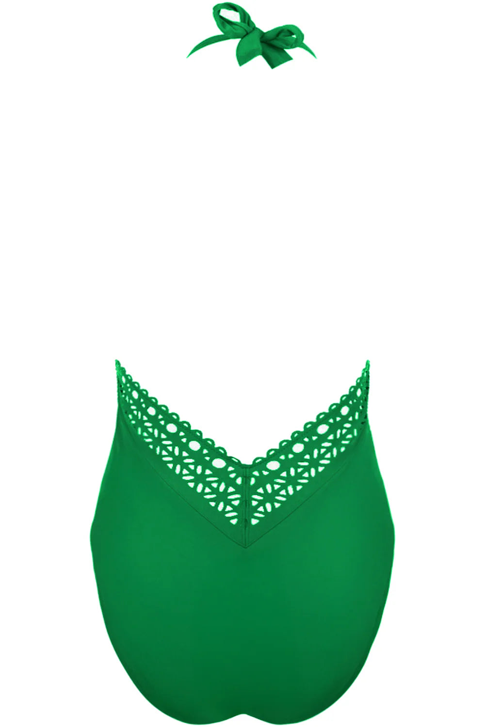 Ajourage Couture Plunging Back One Piece Swimsuit
