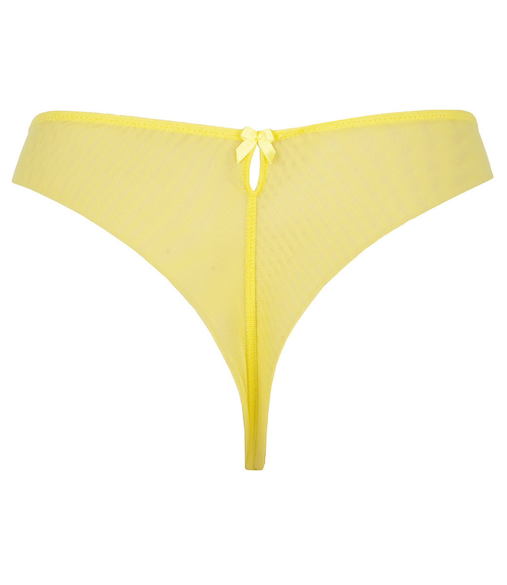 Splendour Soie Vanilla Silk Thong