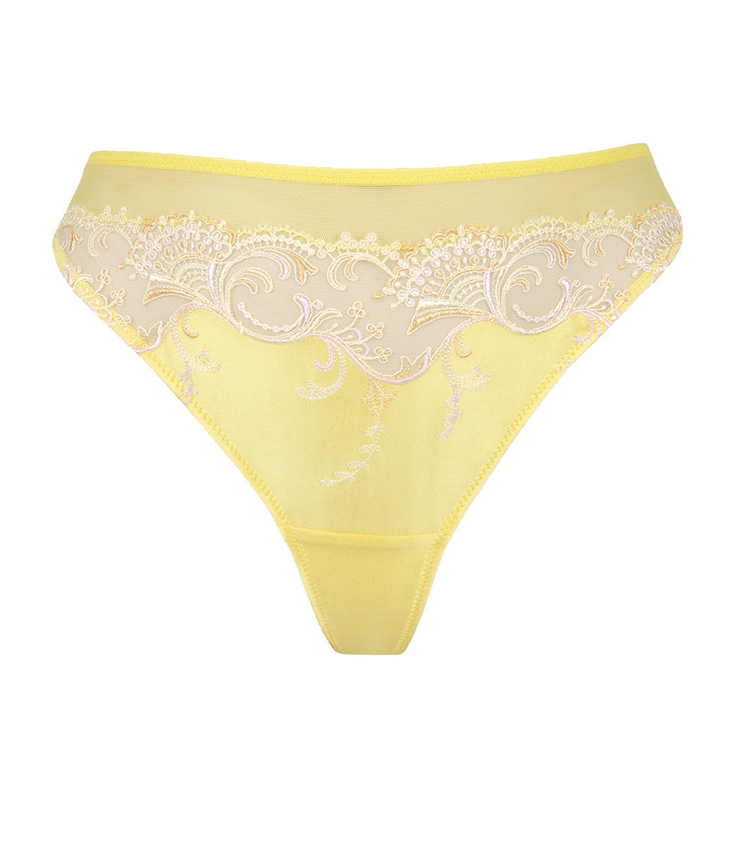 Splendour Soie Vanilla Silk Thong