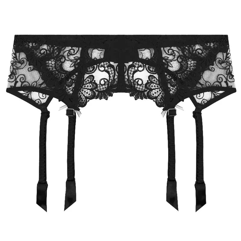 Dressing Floral Black Suspender