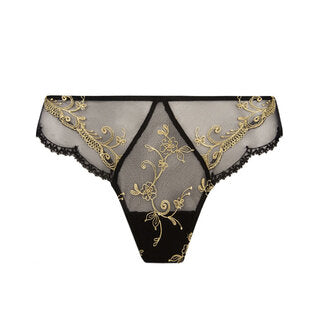 Deesse en Glam Black Tanga Brief