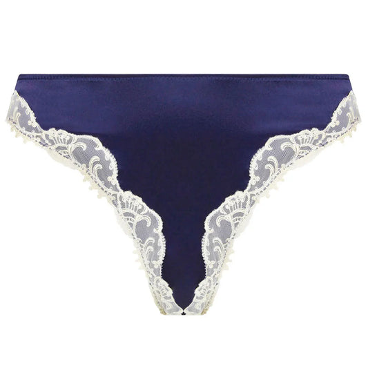 Splendour Soie Marine Blue Silk Italian Brief