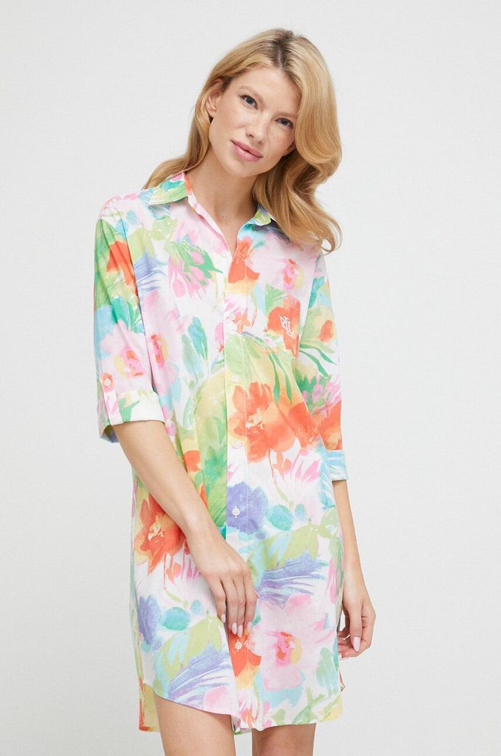 Cotton Lawn His Shirt Sleepshirt