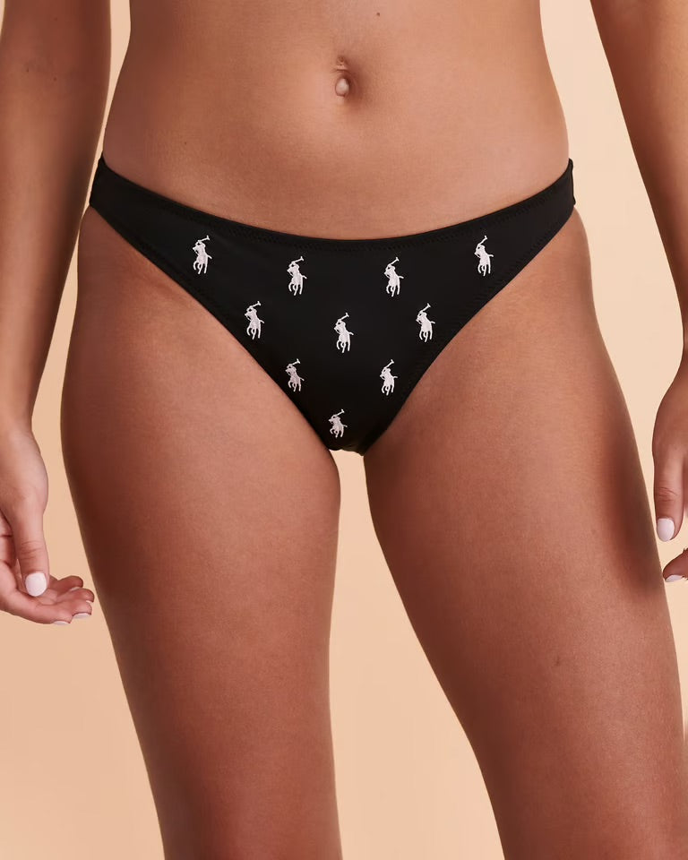 Devin Halterneck Black Bikini Set