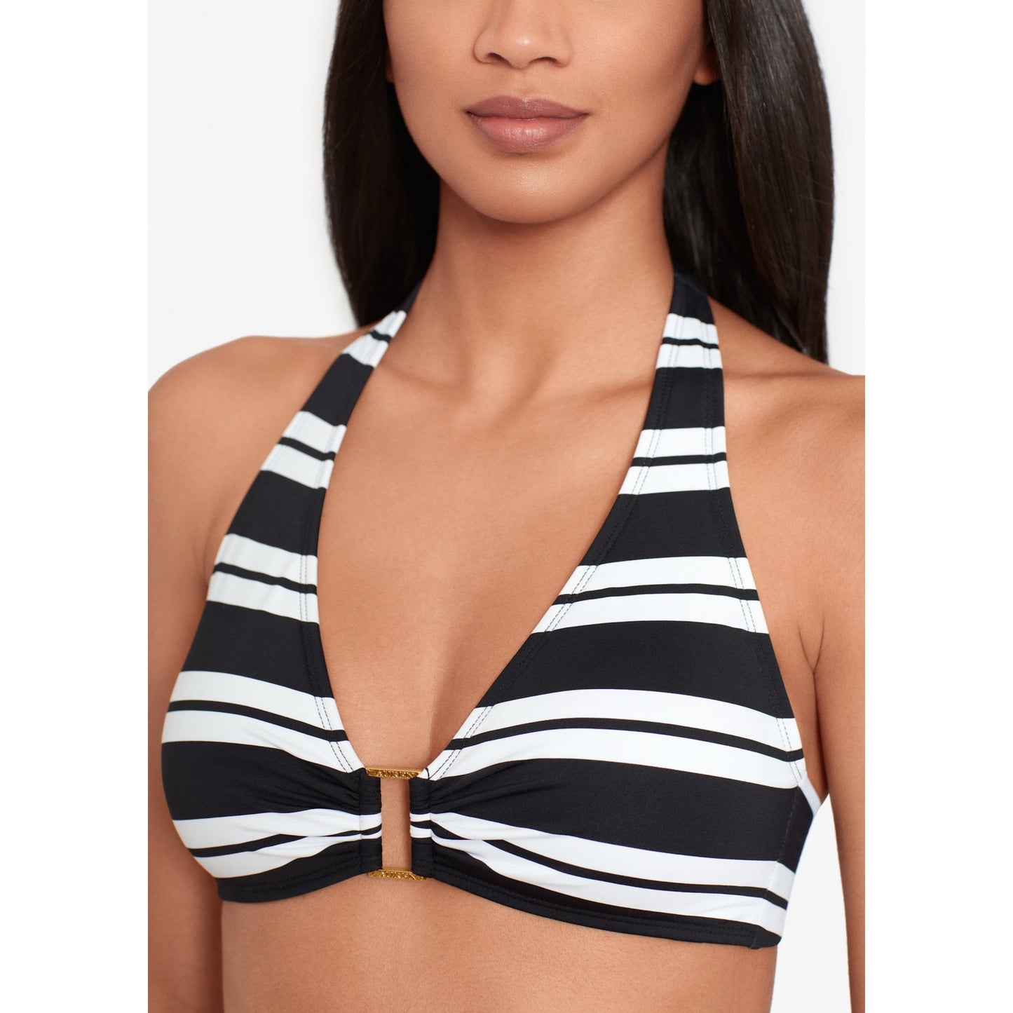 Resort Stripe Triangle Bikini Set