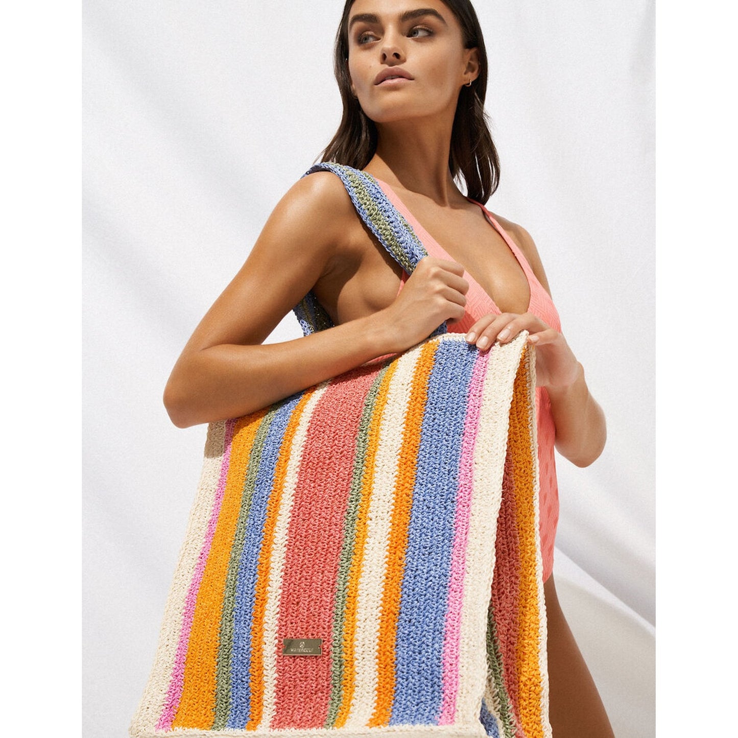 Riviera Multi Colour Beach Bag