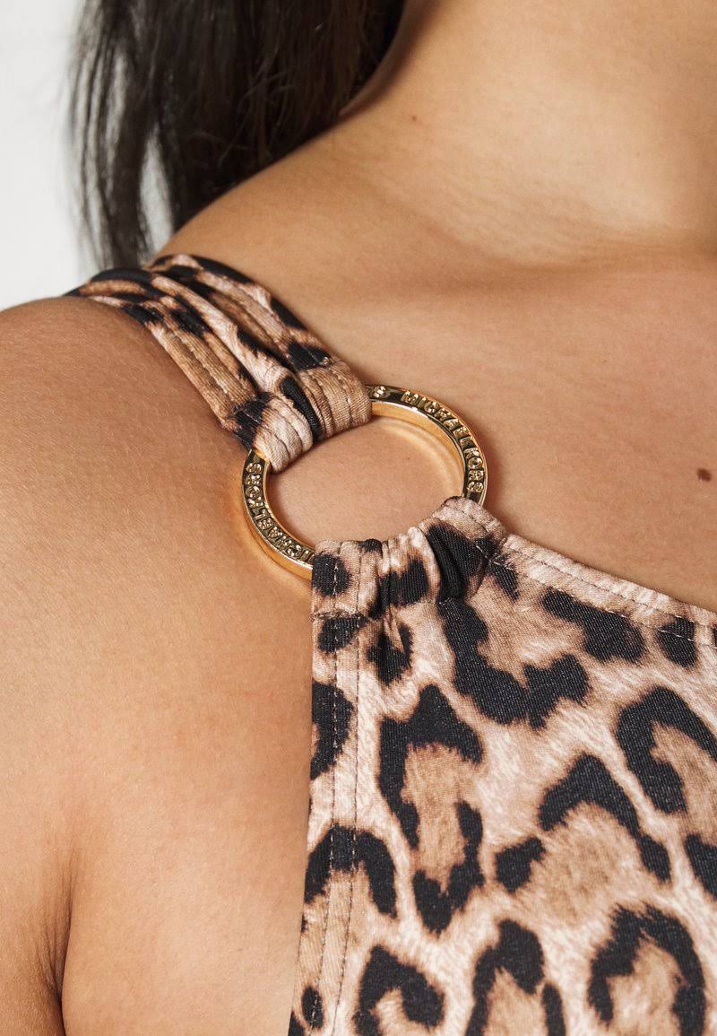 Wildcat Asymmetric Logo Ring One Piece Swimsuit