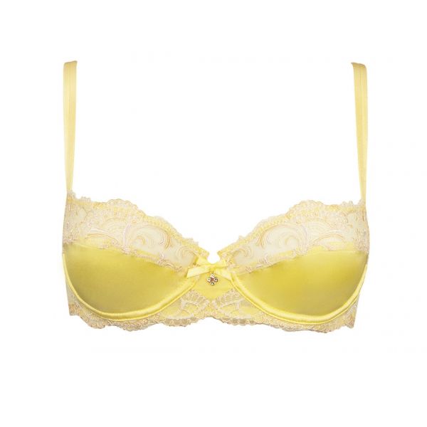 Splendour Soie Vanilla Silk Half Cup Non-Padded Bra