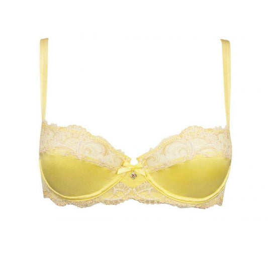 Splendour Soie Vanilla Silk Half Cup Non-Padded Bra